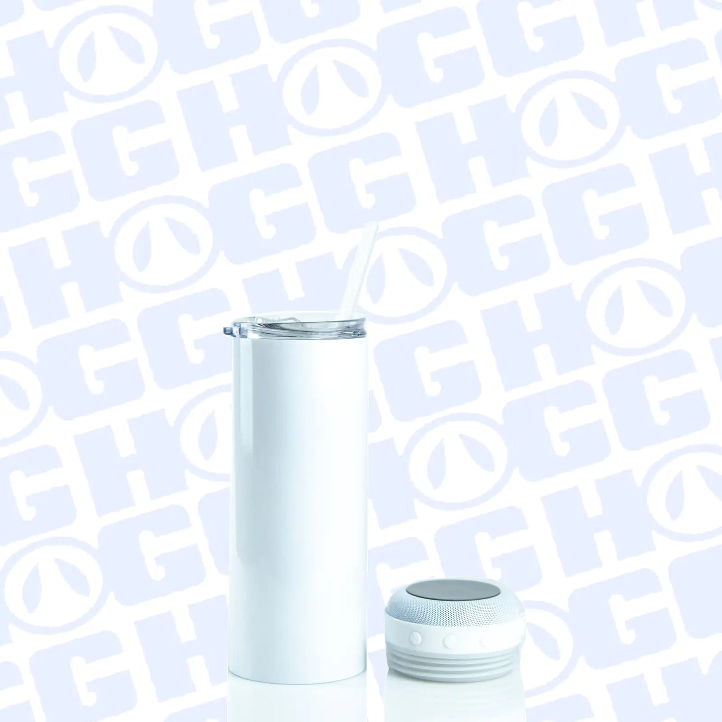 20oz WIRELESS SPEAKER TUMBLER - WHITE